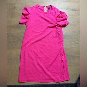 Vibrant Pink Ruffle dress